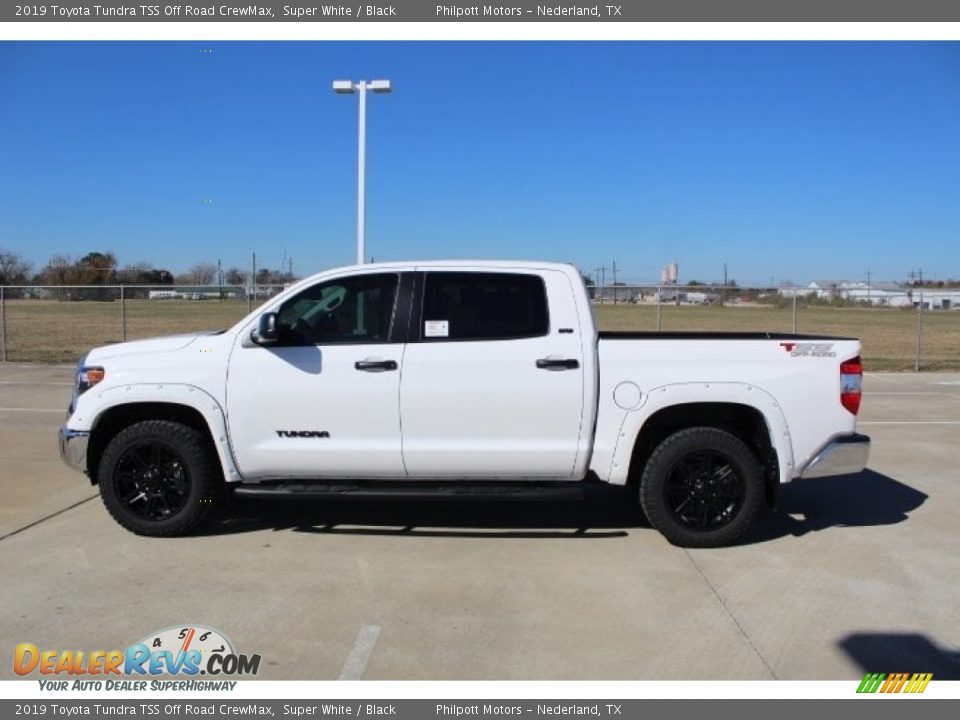 Super White 2019 Toyota Tundra TSS Off Road CrewMax Photo #6