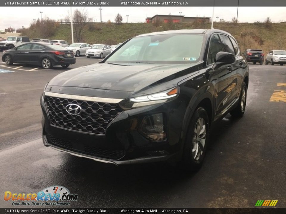 2019 Hyundai Santa Fe SEL Plus AWD Twilight Black / Black Photo #3