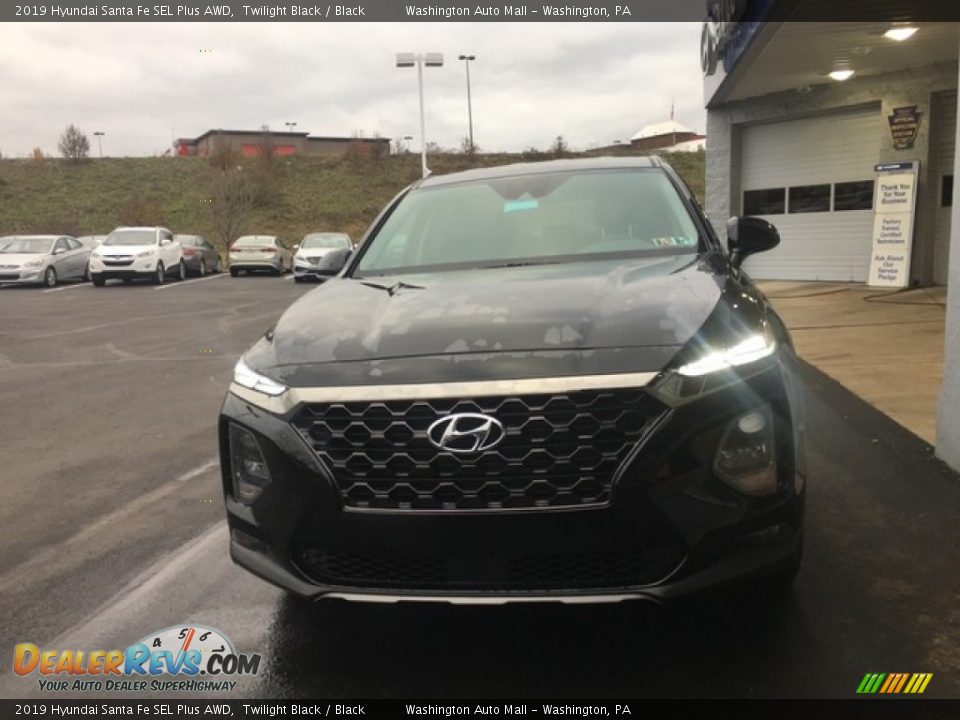 2019 Hyundai Santa Fe SEL Plus AWD Twilight Black / Black Photo #5
