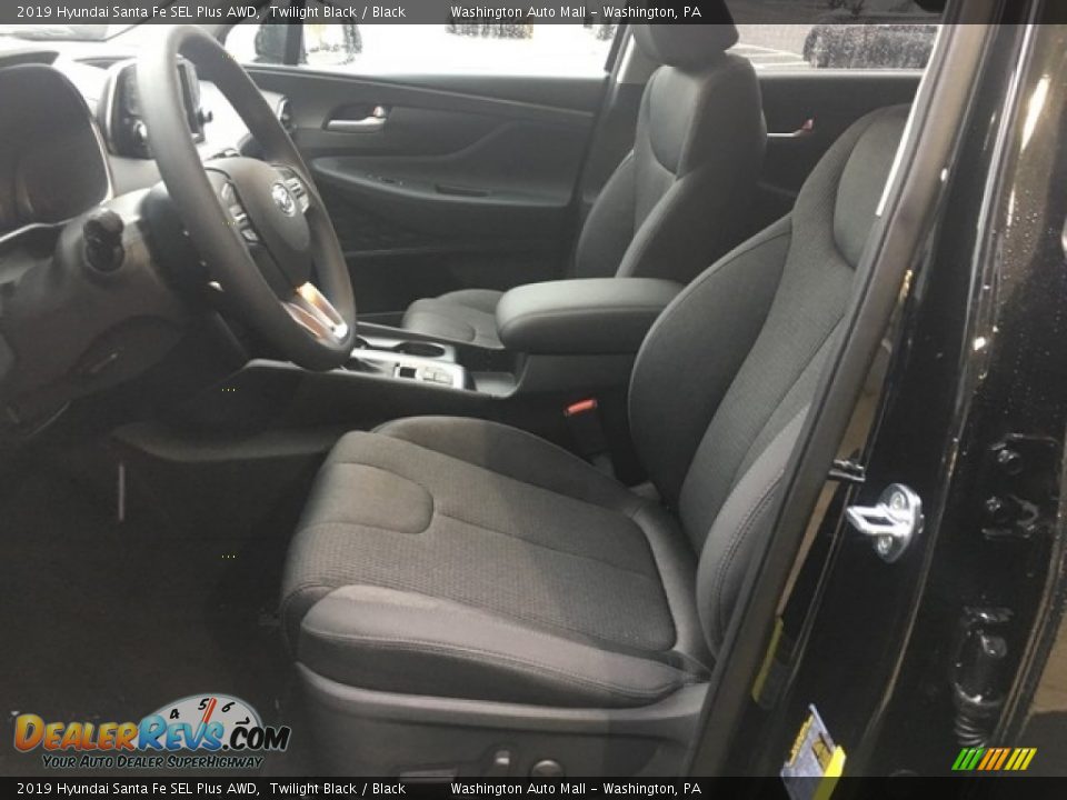 2019 Hyundai Santa Fe SEL Plus AWD Twilight Black / Black Photo #14