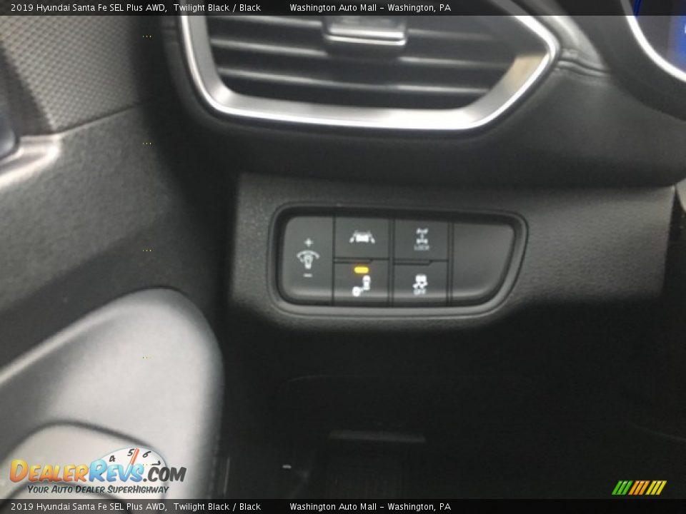 2019 Hyundai Santa Fe SEL Plus AWD Twilight Black / Black Photo #16