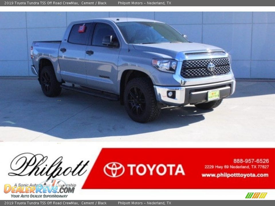 2019 Toyota Tundra TSS Off Road CrewMax Cement / Black Photo #1