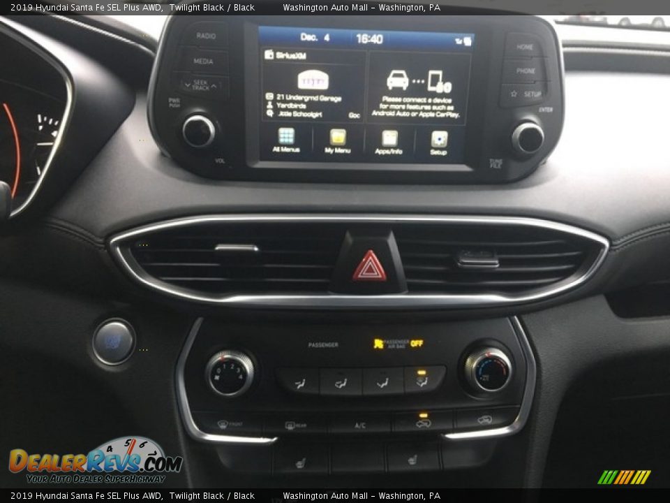 2019 Hyundai Santa Fe SEL Plus AWD Twilight Black / Black Photo #21