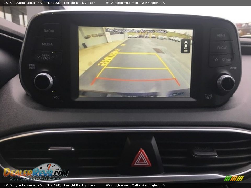 2019 Hyundai Santa Fe SEL Plus AWD Twilight Black / Black Photo #22