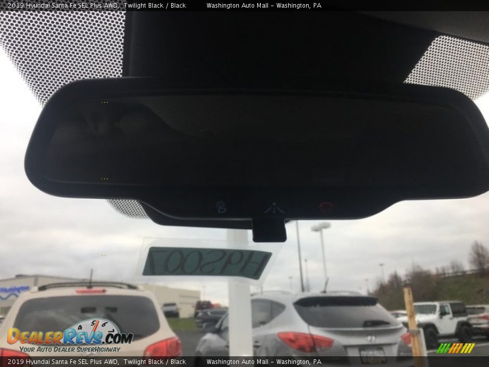 2019 Hyundai Santa Fe SEL Plus AWD Twilight Black / Black Photo #25