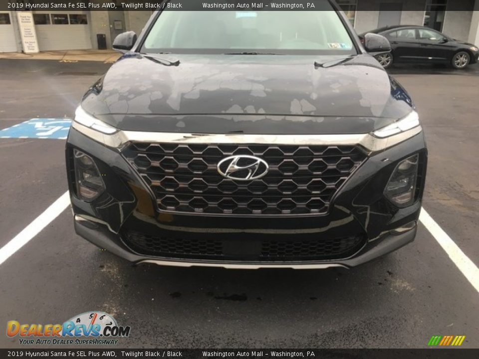 2019 Hyundai Santa Fe SEL Plus AWD Twilight Black / Black Photo #26