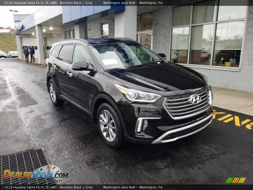 2019 Hyundai Santa Fe XL SE AWD Becketts Black / Gray Photo #1