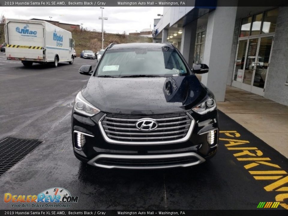 2019 Hyundai Santa Fe XL SE AWD Becketts Black / Gray Photo #2