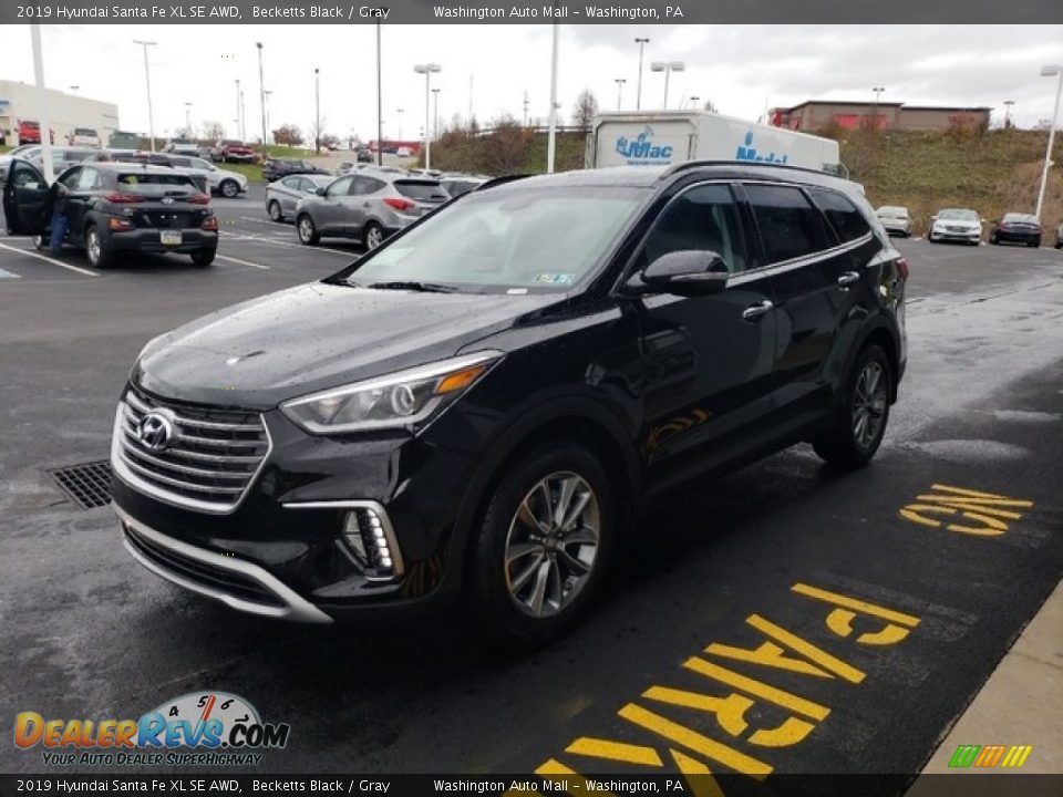 2019 Hyundai Santa Fe XL SE AWD Becketts Black / Gray Photo #3