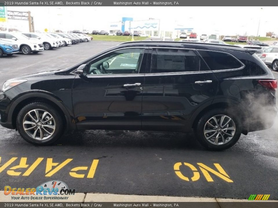 2019 Hyundai Santa Fe XL SE AWD Becketts Black / Gray Photo #4