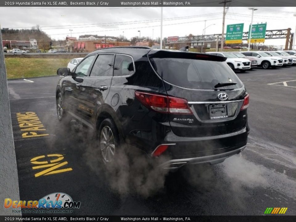 2019 Hyundai Santa Fe XL SE AWD Becketts Black / Gray Photo #5