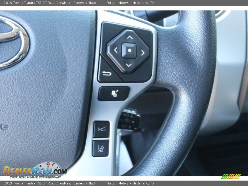 2019 Toyota Tundra TSS Off Road CrewMax Cement / Black Photo #16
