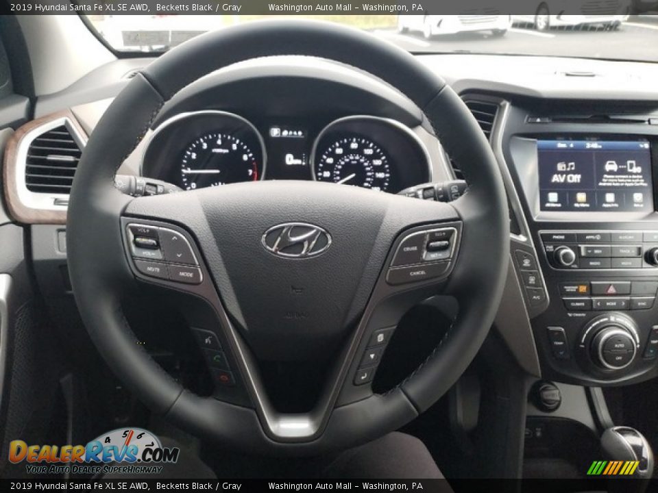 2019 Hyundai Santa Fe XL SE AWD Becketts Black / Gray Photo #20