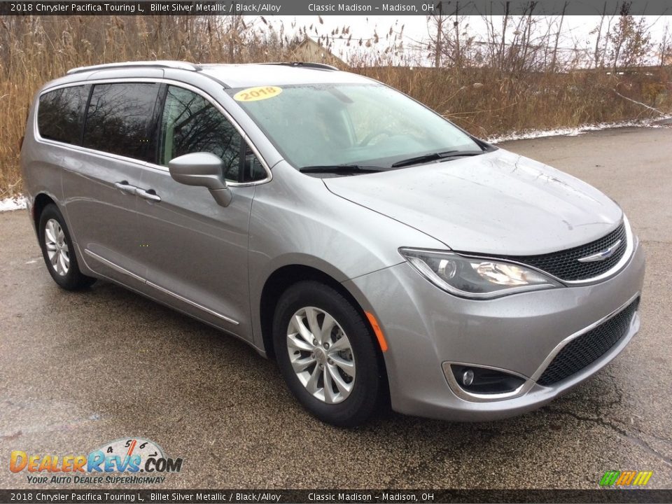 2018 Chrysler Pacifica Touring L Billet Silver Metallic / Black/Alloy Photo #8