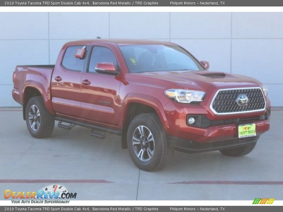 2019 Toyota Tacoma TRD Sport Double Cab 4x4 Barcelona Red Metallic / TRD Graphite Photo #2