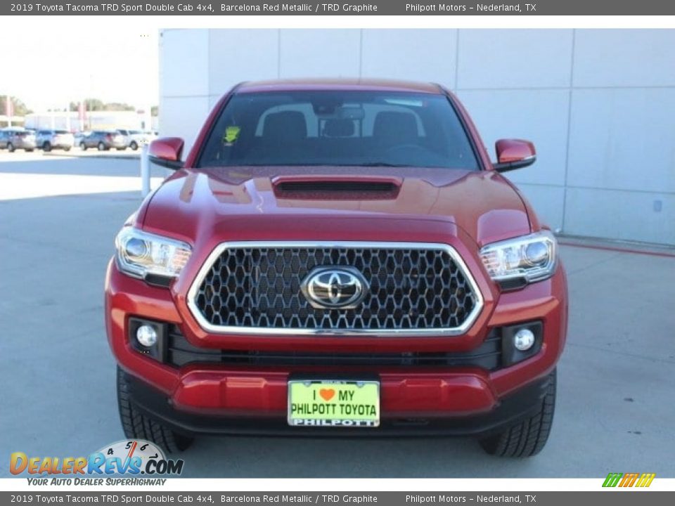 2019 Toyota Tacoma TRD Sport Double Cab 4x4 Barcelona Red Metallic / TRD Graphite Photo #3