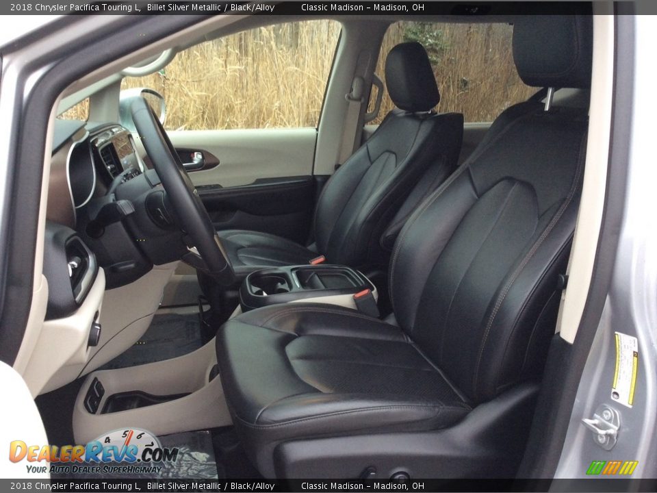 2018 Chrysler Pacifica Touring L Billet Silver Metallic / Black/Alloy Photo #15