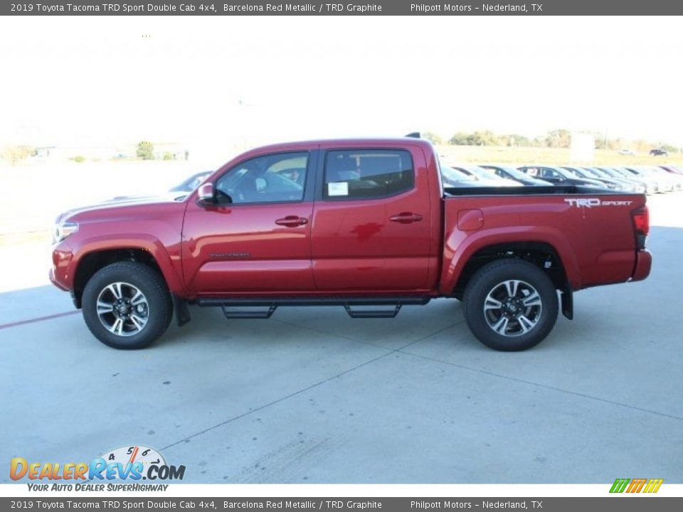 Barcelona Red Metallic 2019 Toyota Tacoma TRD Sport Double Cab 4x4 Photo #6