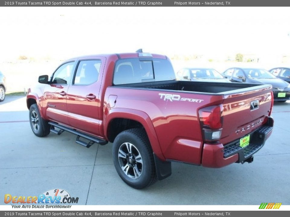 2019 Toyota Tacoma TRD Sport Double Cab 4x4 Barcelona Red Metallic / TRD Graphite Photo #7