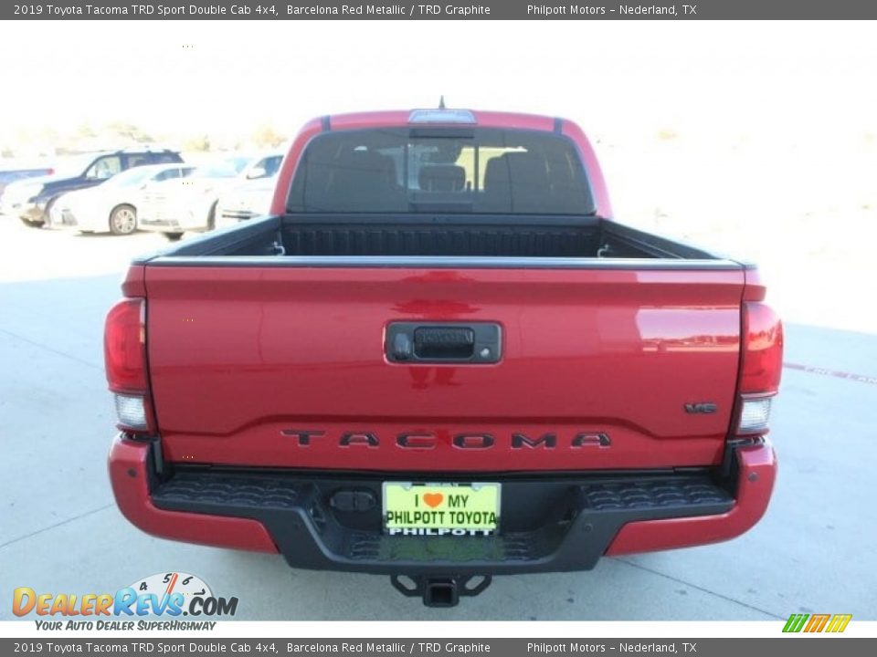 2019 Toyota Tacoma TRD Sport Double Cab 4x4 Barcelona Red Metallic / TRD Graphite Photo #8