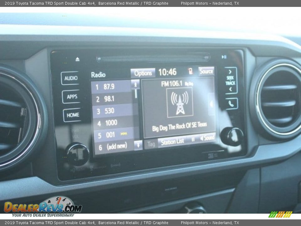 2019 Toyota Tacoma TRD Sport Double Cab 4x4 Barcelona Red Metallic / TRD Graphite Photo #11