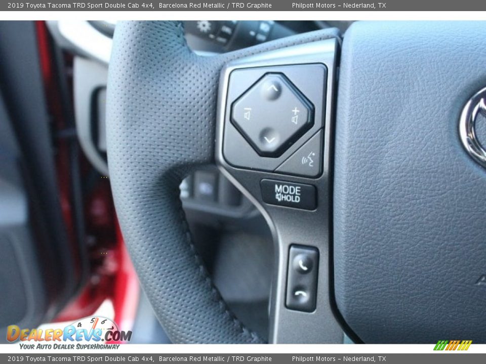 2019 Toyota Tacoma TRD Sport Double Cab 4x4 Steering Wheel Photo #15