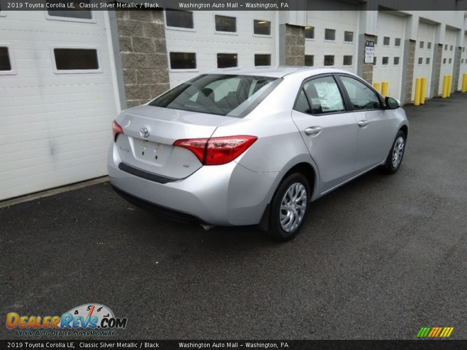 2019 Toyota Corolla LE Classic Silver Metallic / Black Photo #3