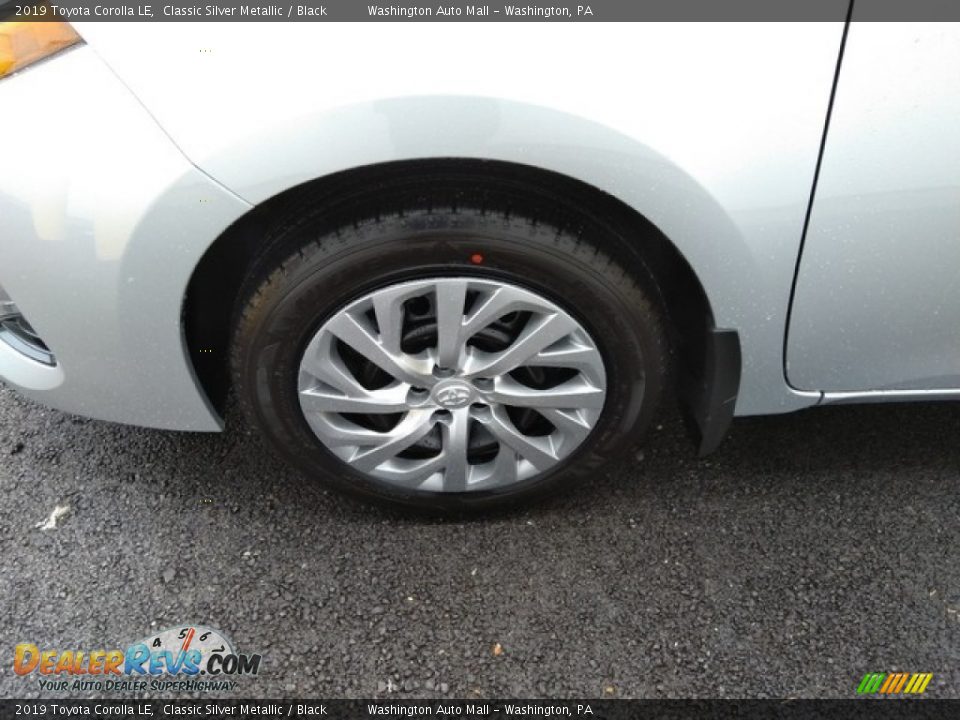 2019 Toyota Corolla LE Classic Silver Metallic / Black Photo #9