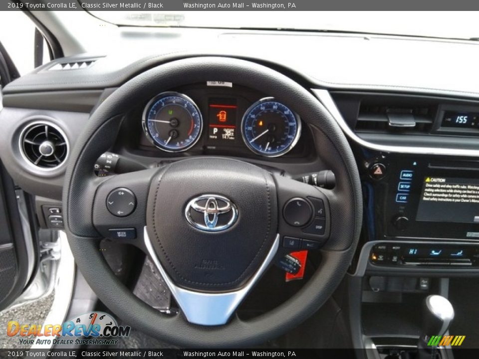 2019 Toyota Corolla LE Classic Silver Metallic / Black Photo #14