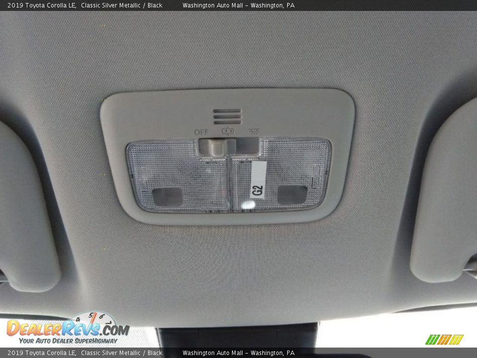 2019 Toyota Corolla LE Classic Silver Metallic / Black Photo #18
