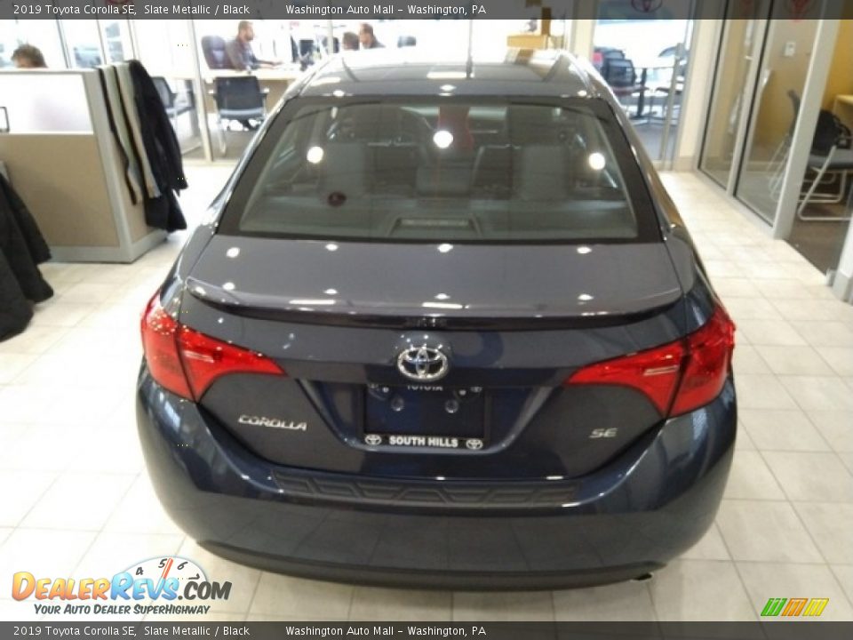 2019 Toyota Corolla SE Slate Metallic / Black Photo #4