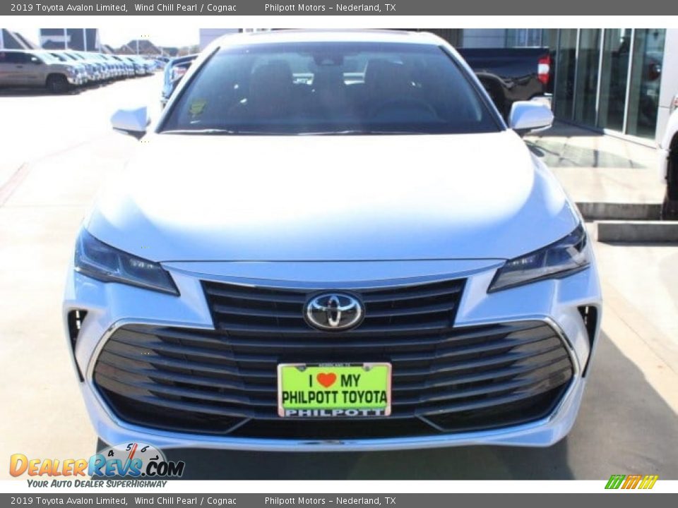 2019 Toyota Avalon Limited Wind Chill Pearl / Cognac Photo #3