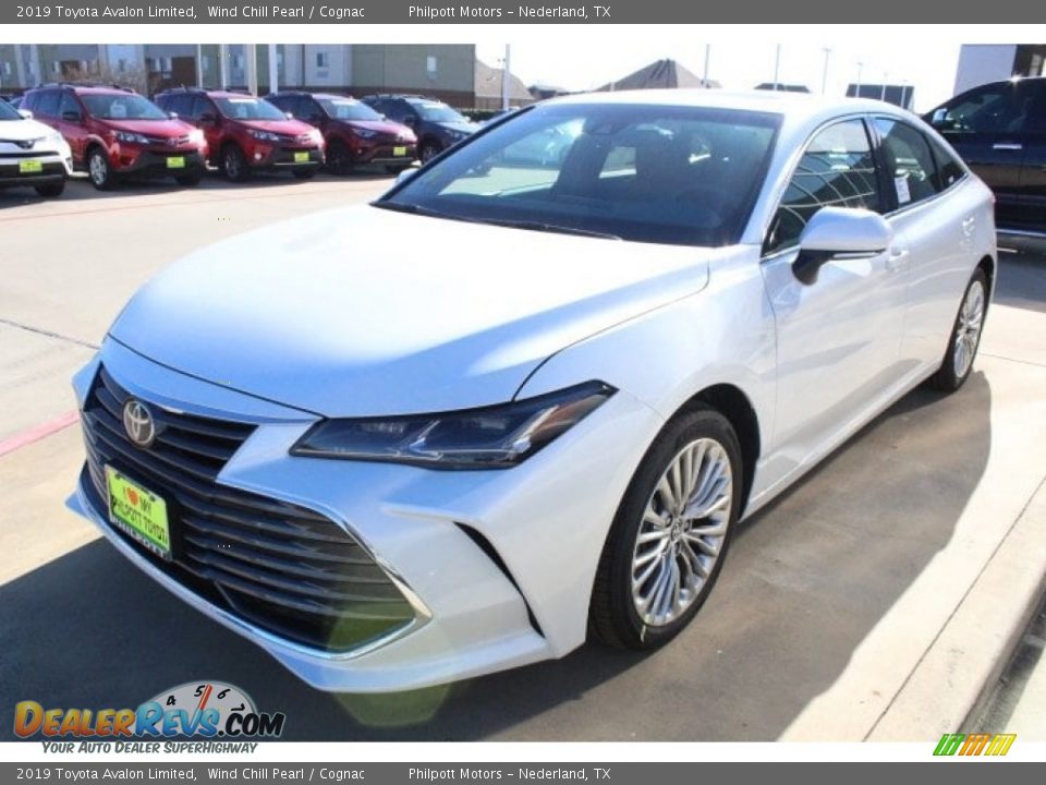 2019 Toyota Avalon Limited Wind Chill Pearl / Cognac Photo #4