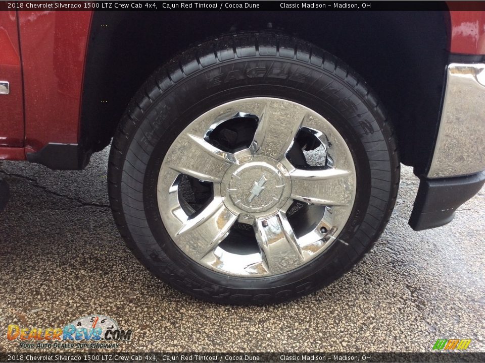 2018 Chevrolet Silverado 1500 LTZ Crew Cab 4x4 Cajun Red Tintcoat / Cocoa Dune Photo #7