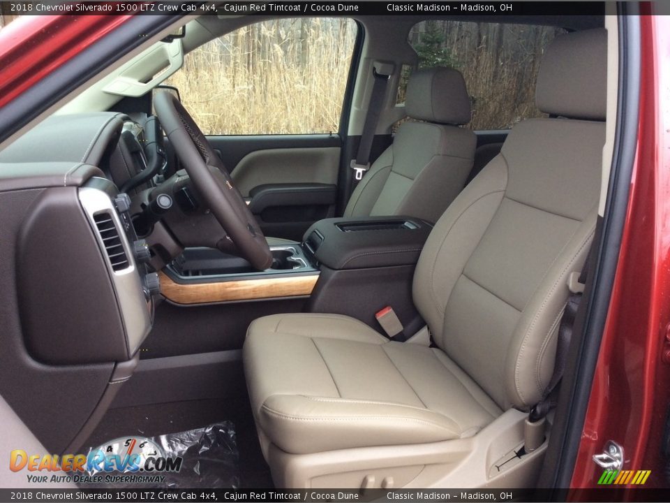 2018 Chevrolet Silverado 1500 LTZ Crew Cab 4x4 Cajun Red Tintcoat / Cocoa Dune Photo #10