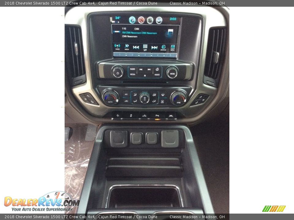 2018 Chevrolet Silverado 1500 LTZ Crew Cab 4x4 Cajun Red Tintcoat / Cocoa Dune Photo #13