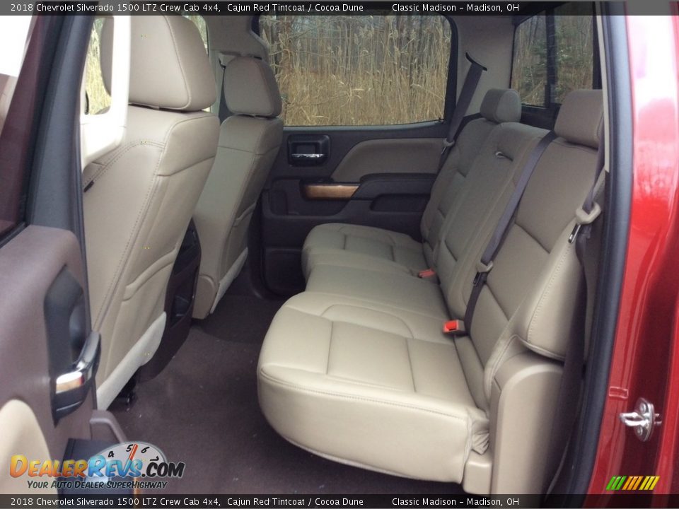 2018 Chevrolet Silverado 1500 LTZ Crew Cab 4x4 Cajun Red Tintcoat / Cocoa Dune Photo #16