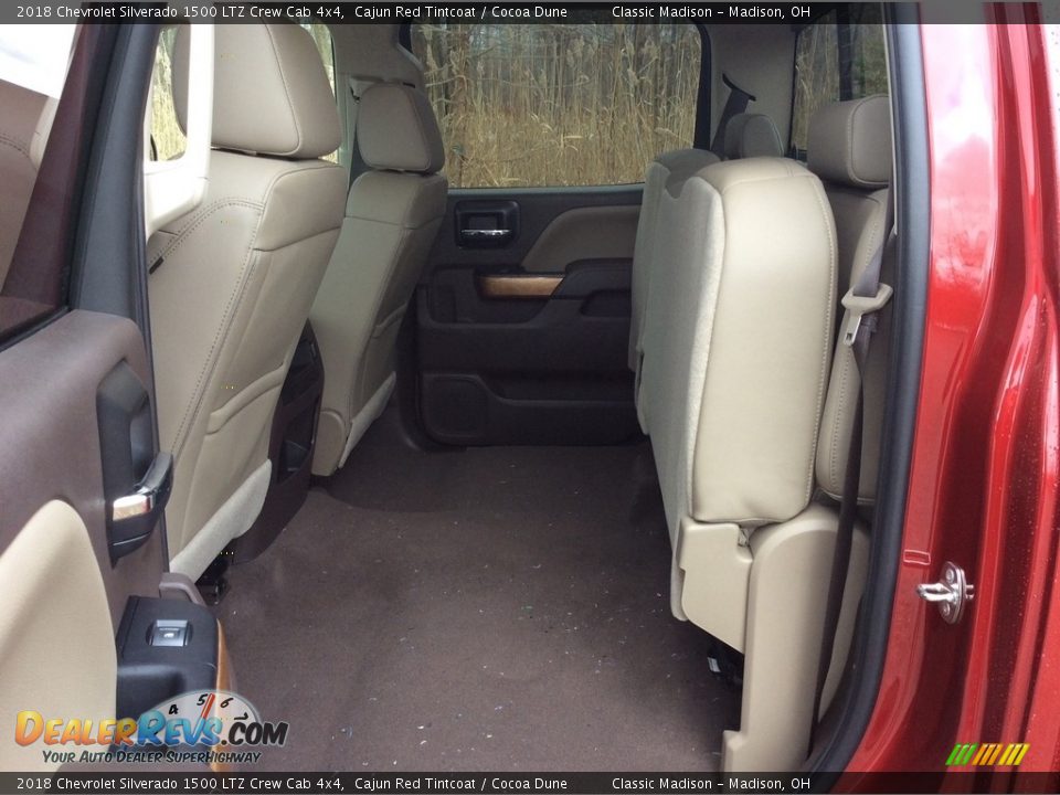 2018 Chevrolet Silverado 1500 LTZ Crew Cab 4x4 Cajun Red Tintcoat / Cocoa Dune Photo #17