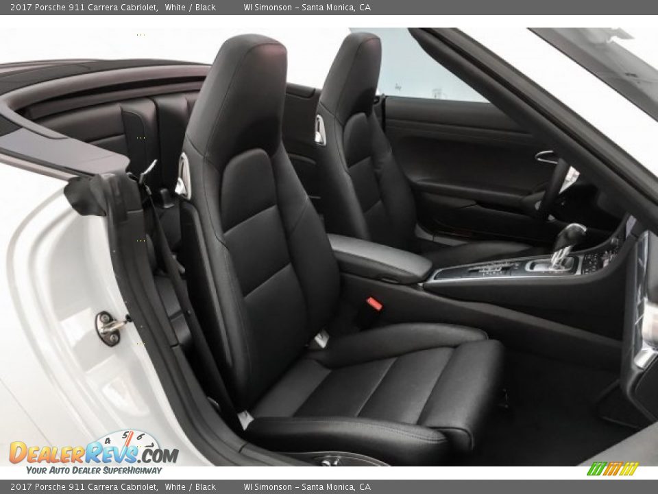 Front Seat of 2017 Porsche 911 Carrera Cabriolet Photo #6