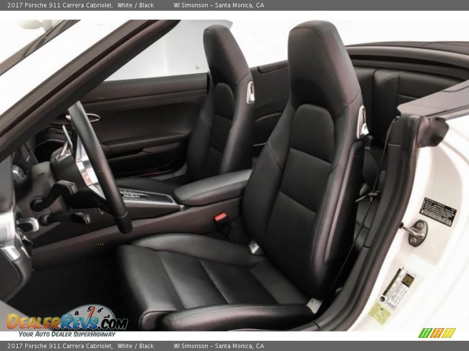 Front Seat of 2017 Porsche 911 Carrera Cabriolet Photo #15