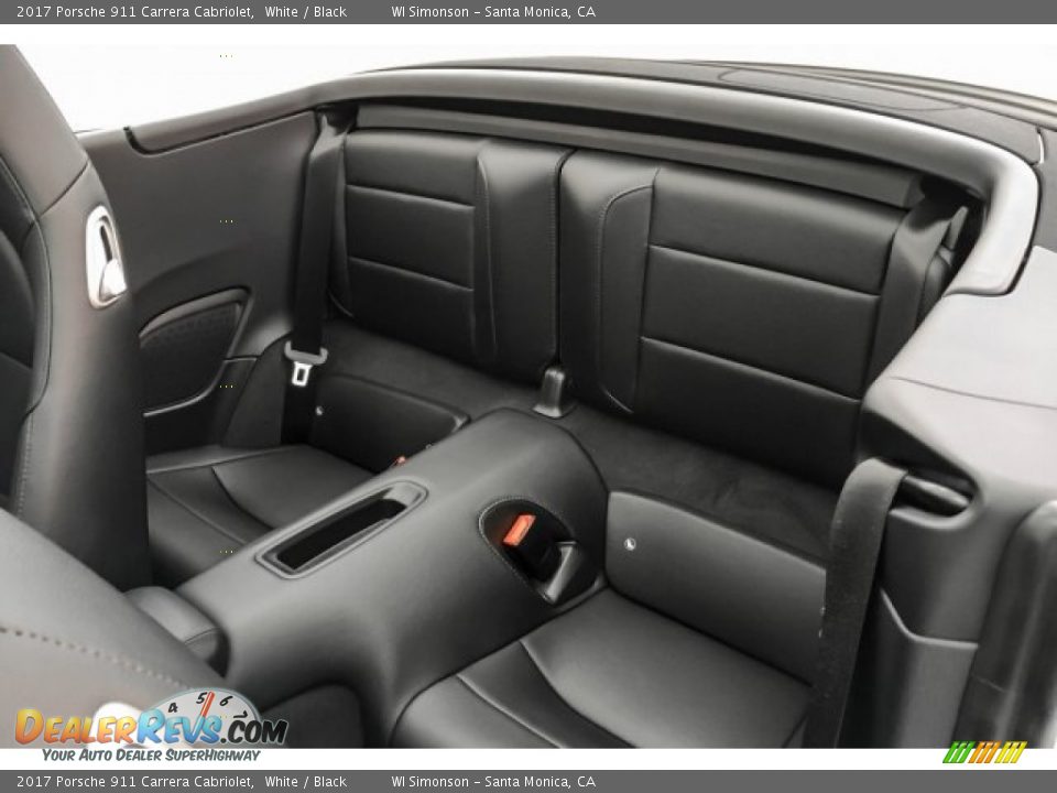 Rear Seat of 2017 Porsche 911 Carrera Cabriolet Photo #17