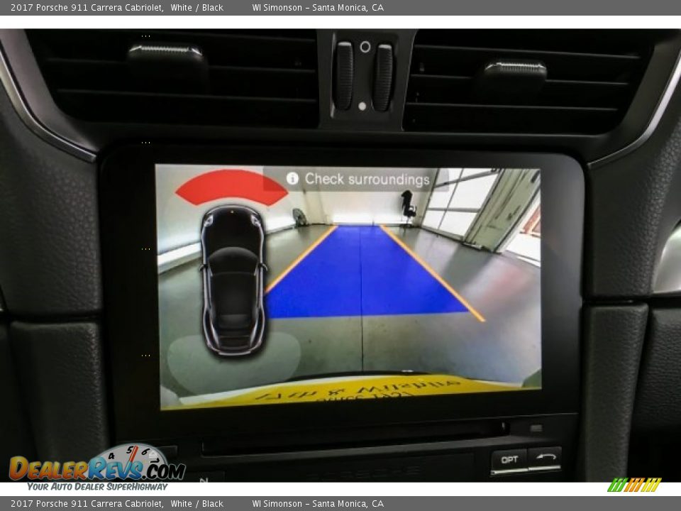 2017 Porsche 911 Carrera Cabriolet White / Black Photo #22
