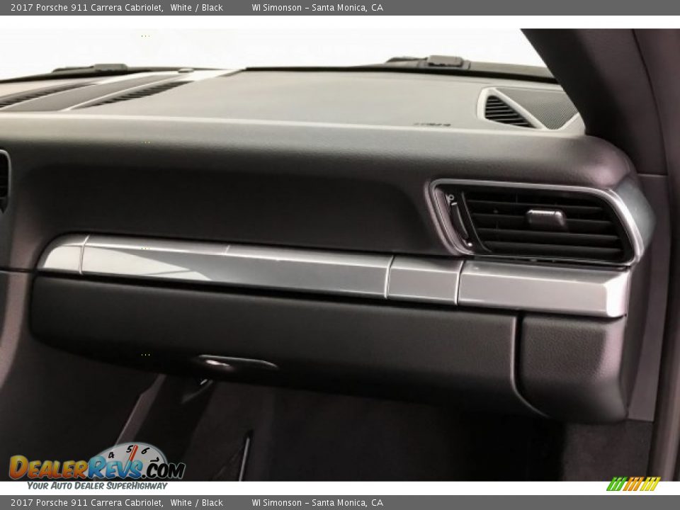 2017 Porsche 911 Carrera Cabriolet White / Black Photo #29