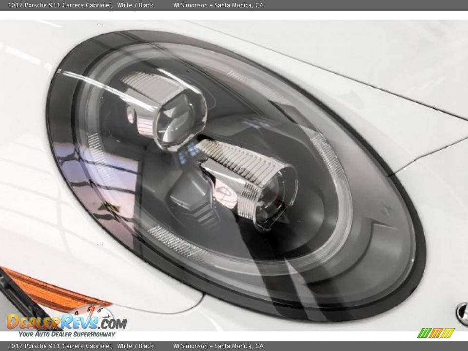 2017 Porsche 911 Carrera Cabriolet White / Black Photo #32