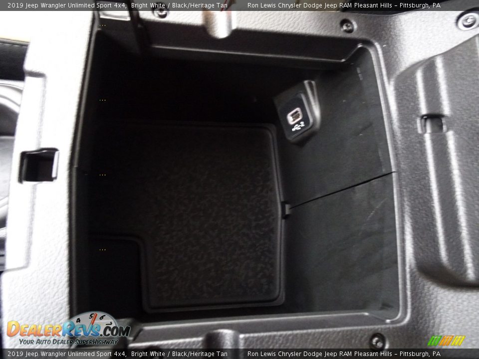 2019 Jeep Wrangler Unlimited Sport 4x4 Bright White / Black/Heritage Tan Photo #19