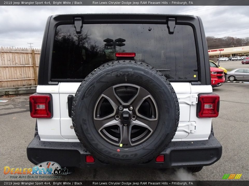 2019 Jeep Wrangler Sport 4x4 Bright White / Black Photo #4