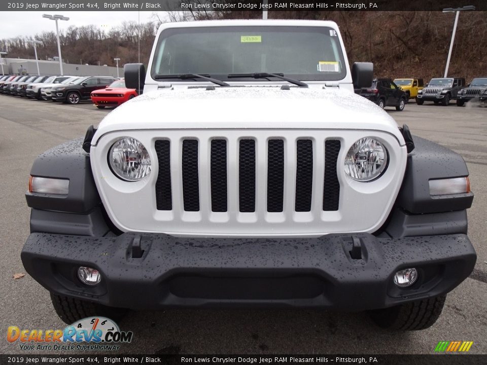 2019 Jeep Wrangler Sport 4x4 Bright White / Black Photo #8