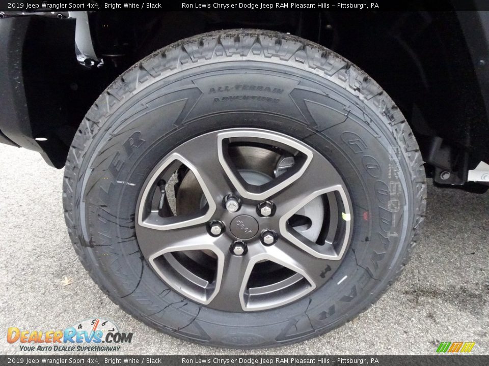 2019 Jeep Wrangler Sport 4x4 Bright White / Black Photo #9