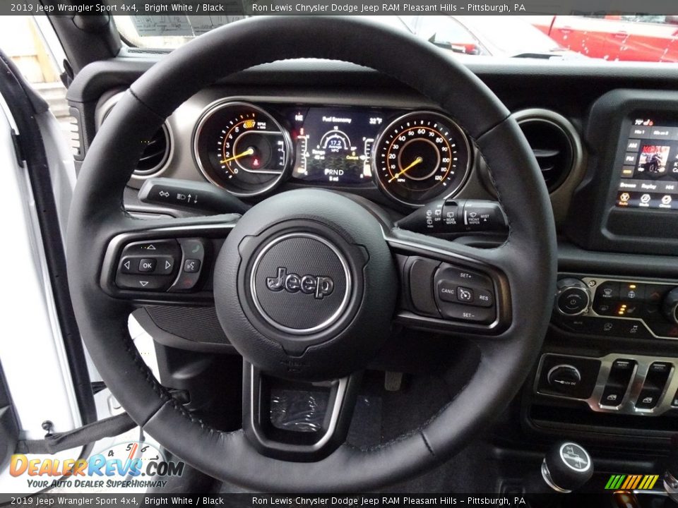 2019 Jeep Wrangler Sport 4x4 Steering Wheel Photo #19