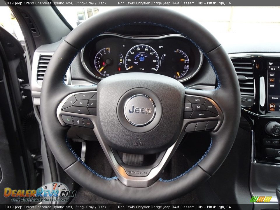 2019 Jeep Grand Cherokee Upland 4x4 Sting-Gray / Black Photo #20